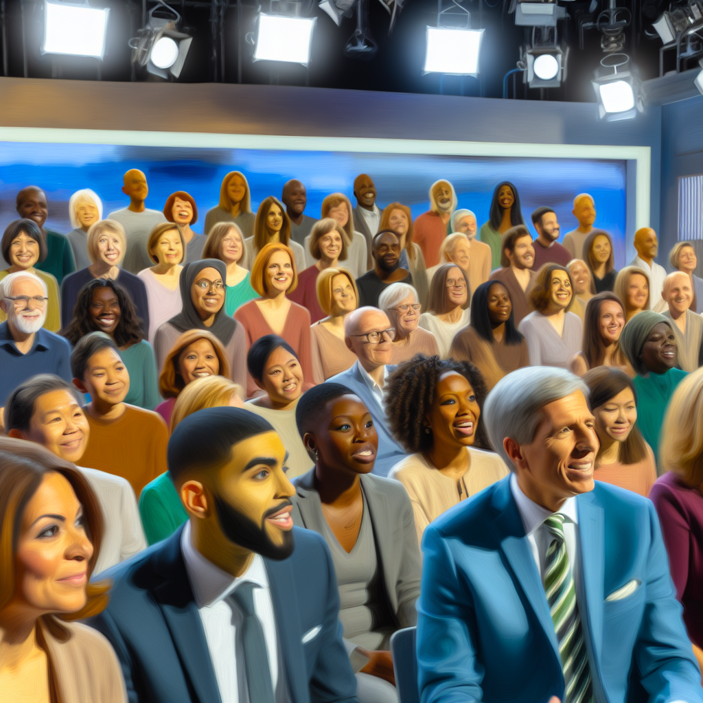 Audiencia interactuando en programas en vivo.