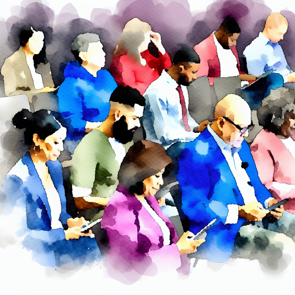 Audiencia participando en encuestas en vivo.