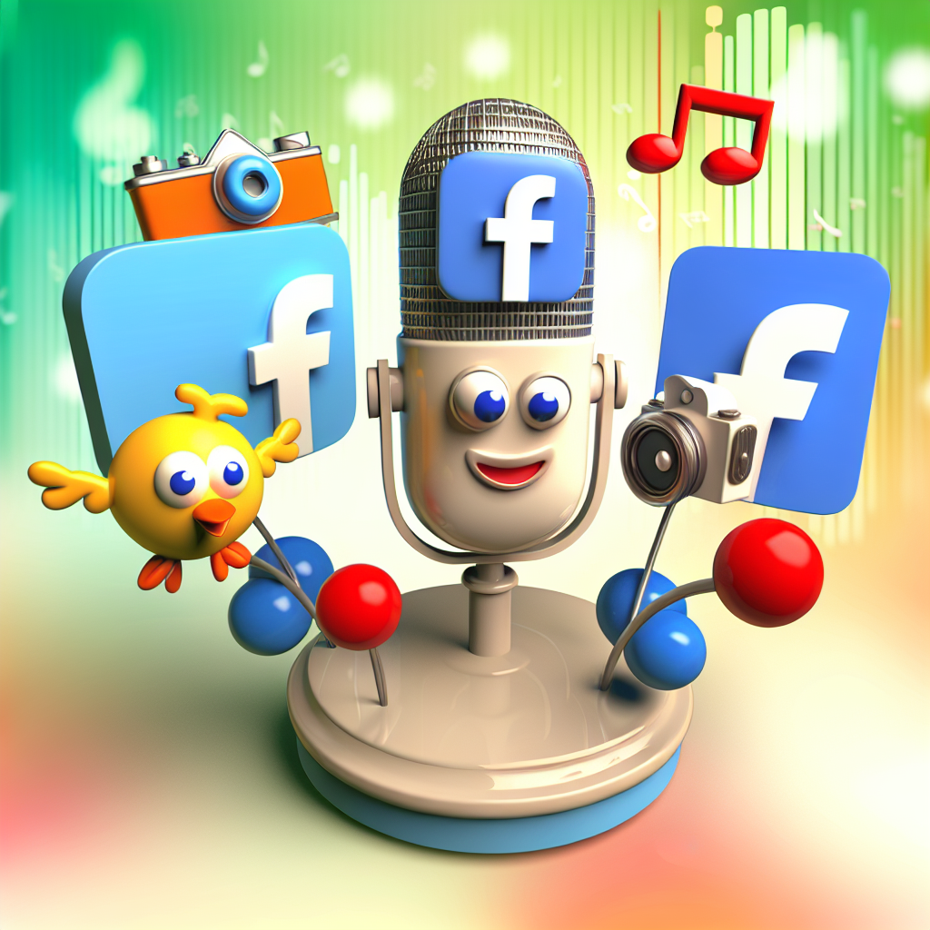 Radio online promocionando en redes sociales.